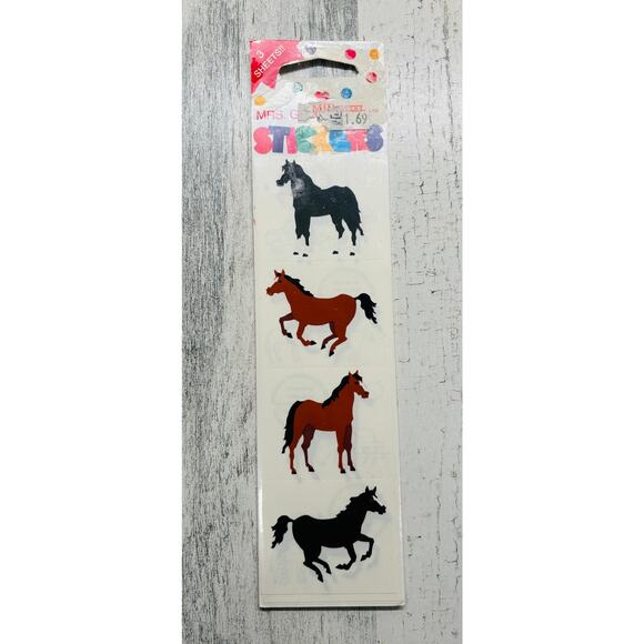 Vintage Lot of Mrs. Grossman Sandilion Stickers Animals holiday scrapbook - Picture 6 of 12